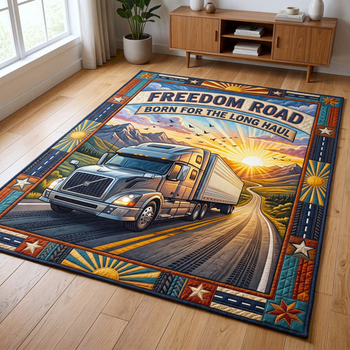 Trucker Life Area Rug GFTONMU3382