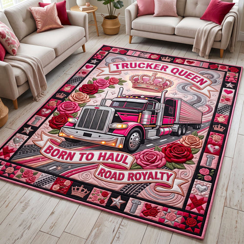 Trucker Life Area Rug GFTONMU3383