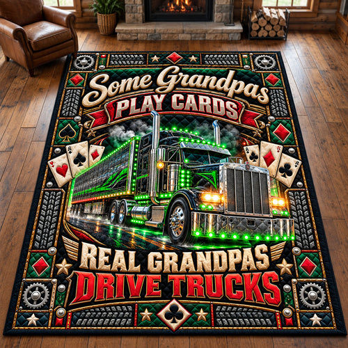 Trucker Life Area Rug GFTONMU3397