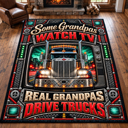 Trucker Life Area Rug GFTONMU3398