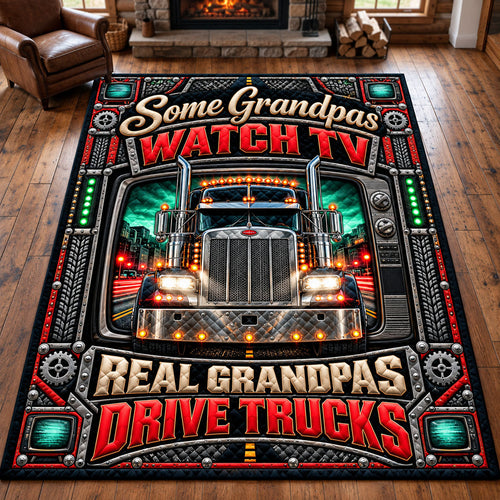 Trucker Life Area Rug GFTONMU3398