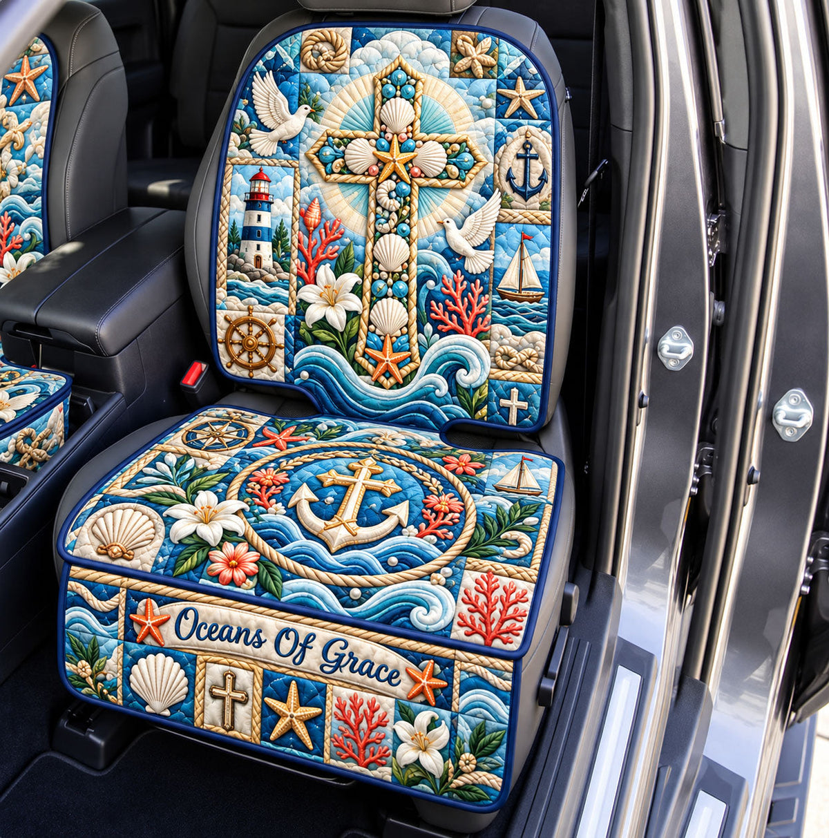 Christian Faith Quilted Car Seat Protector GFTONMU3455