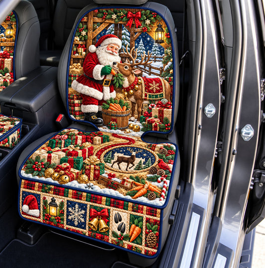 Santa Claus Quilted Car Seat Protector GFTONMU3459
