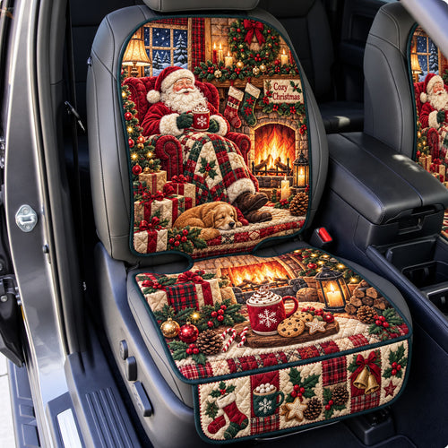Santa Claus Quilted Car Seat Protector GFTONMU3464