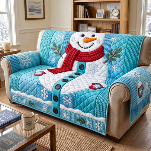 Christmas Spirit Quilted Sofa Cover GFTONMU3510