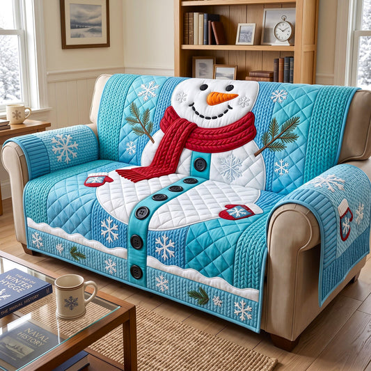 Christmas Spirit Quilted Sofa Cover GFTONMU3510