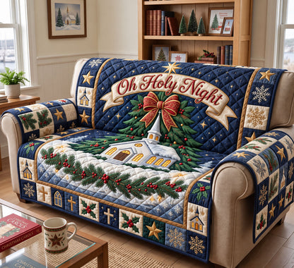Christmas Christian Quilted Sofa Cover GFTONMU3552