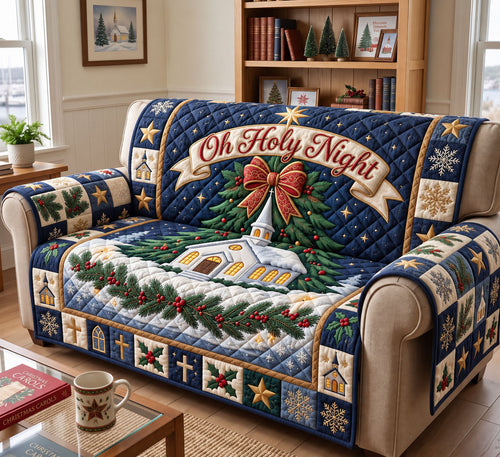 Christmas Christian Quilted Sofa Cover GFTONMU3552