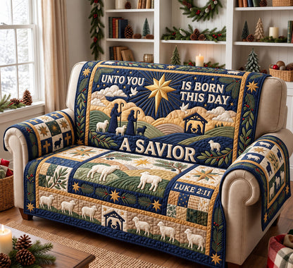 Christmas Christian Quilted Sofa Cover GFTONMU3559