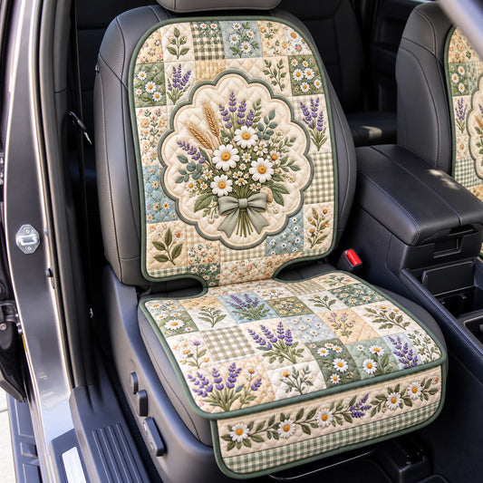 Floral Patchwork Quilted Car Seat Protector GFTONMU3601