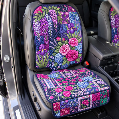 Floral Patchwork Quilted Car Seat Protector GFTONMU3603