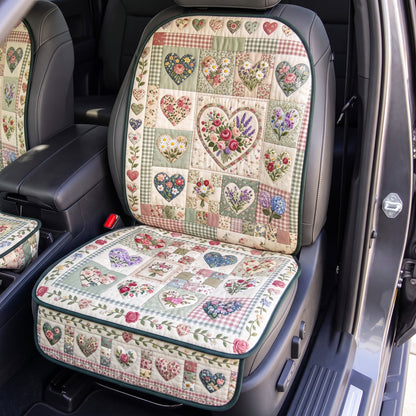 Floral Patchwork Quilted Car Seat Protector GFTONMU3606