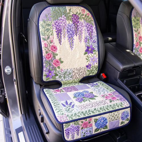 Floral Patchwork Quilted Car Seat Protector GFTONMU3609