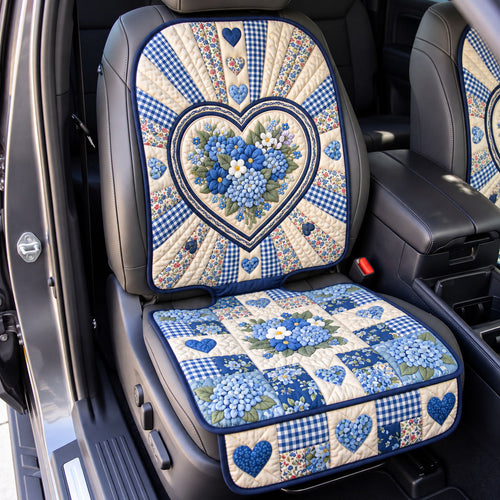 Floral Patchwork Quilted Car Seat Protector GFTONMU3610