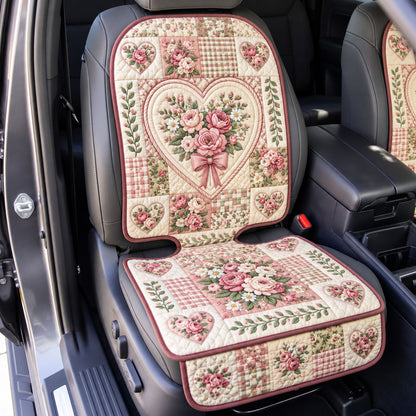 Floral Patchwork Quilted Car Seat Protector GFTONMU3611