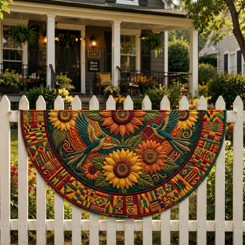 Juneteenth Pride Fan Flag GFTONMU362