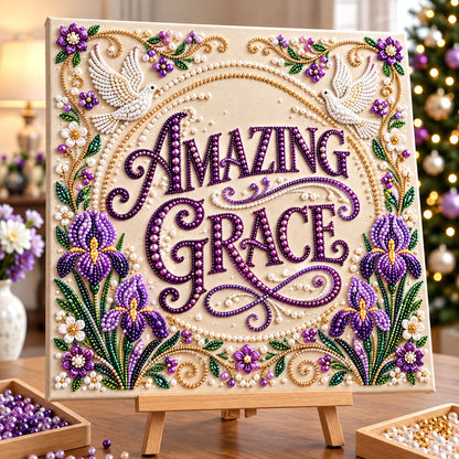 Christian Faith DIY Diamond Pearl Art Kit GFTONMU3925