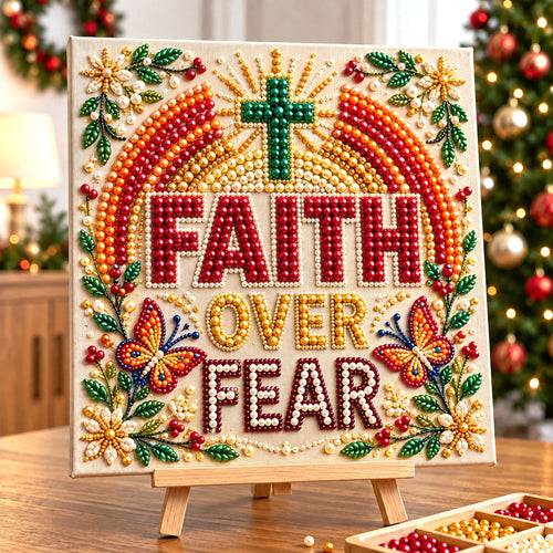 Christian Faith DIY Diamond Pearl Art Kit GFTONMU3926