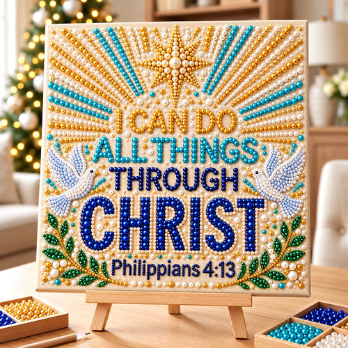 Christian Faith DIY Diamond Pearl Art Kit GFTONMU3932