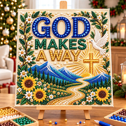 Christian Faith DIY Diamond Pearl Art Kit GFTONMU3933