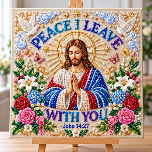 Christian Faith DIY Diamond Pearl Art Kit GFTONMU3958