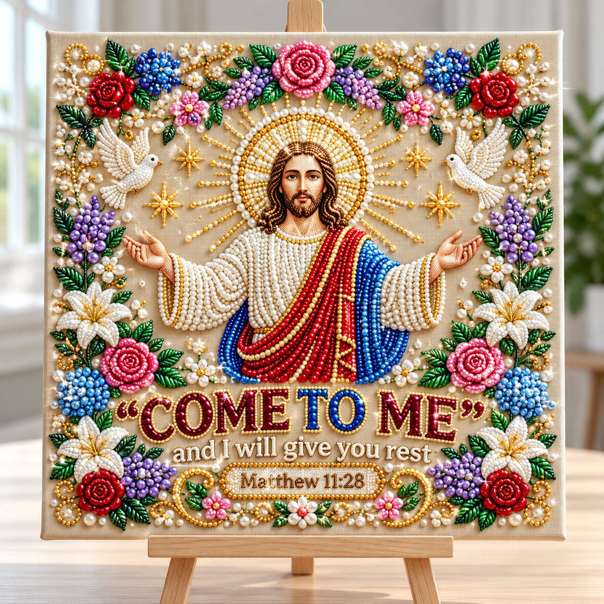 Christian Faith DIY Diamond Pearl Art Kit GFTONMU3963