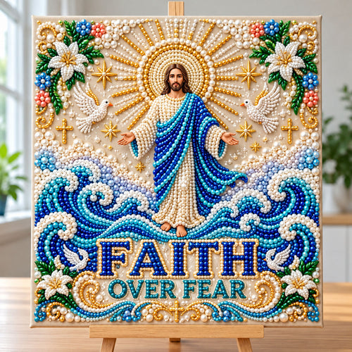 Christian Faith DIY Diamond Pearl Art Kit GFTONMU3966