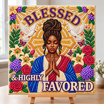 Melanin Queen DIY Diamond Pearl Art Kit GFTONMU4004