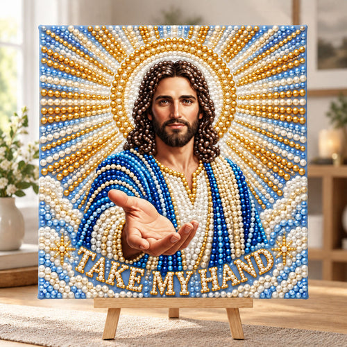 Christian Faith DIY Diamond Pearl Art Kit GFTONMU4144