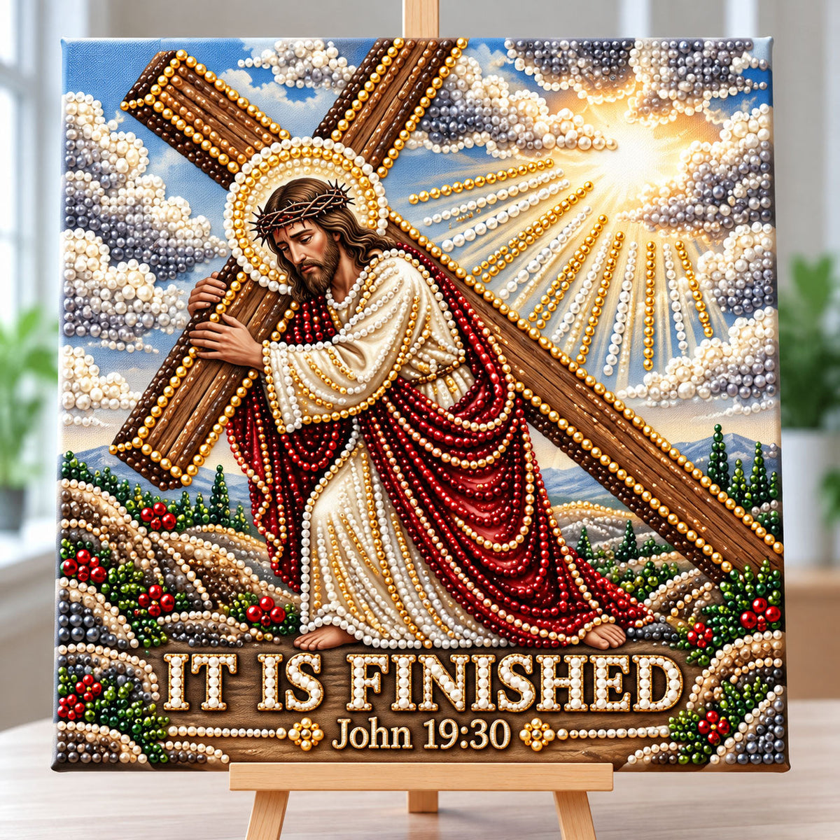 Christian Faith DIY Diamond Pearl Art Kit GFTONMU4150