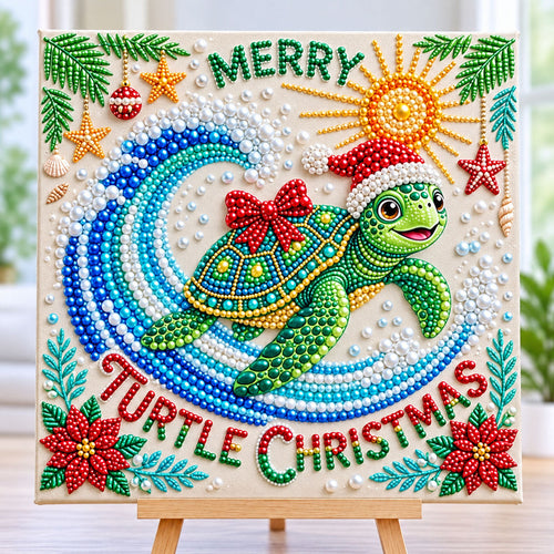 Coastal Christmas DIY Diamond Pearl Art Kit GFTONMU4156