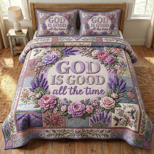 Christian Faith 3-Piece Quilted Bedding Set GFTONMU422