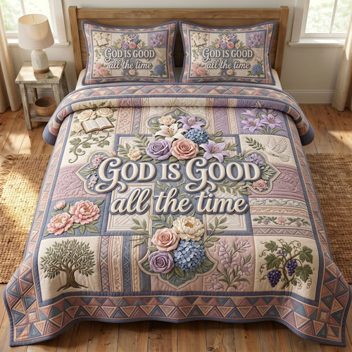 Christian Faith 3-Piece Quilted Bedding Set GFTONMU423