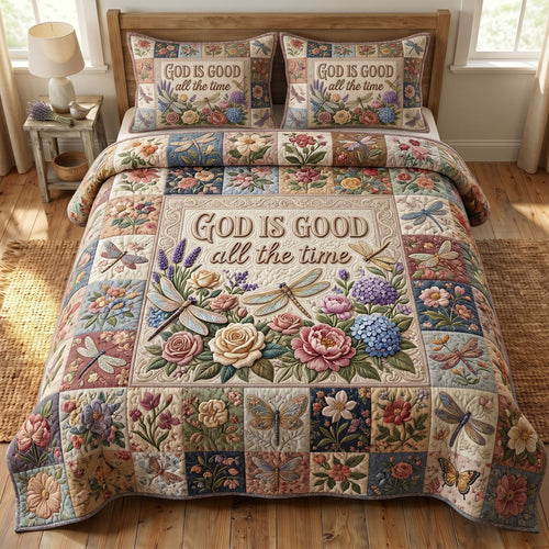 Christian Faith 3-Piece Quilted Bedding Set GFTONMU424