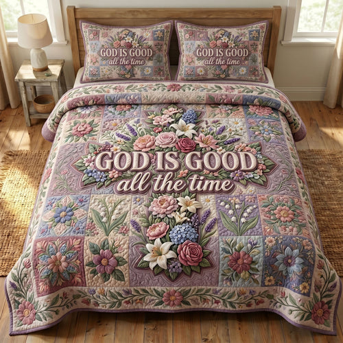 Christian Faith 3-Piece Quilted Bedding Set GFTONMU426