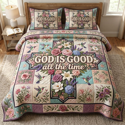 Christian Faith 3-Piece Quilted Bedding Set GFTONMU427