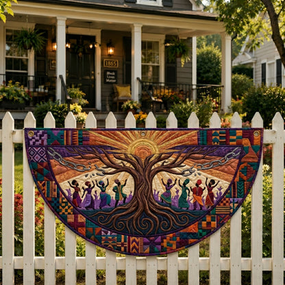 Juneteenth Pride Fan Flag GFTONMU432