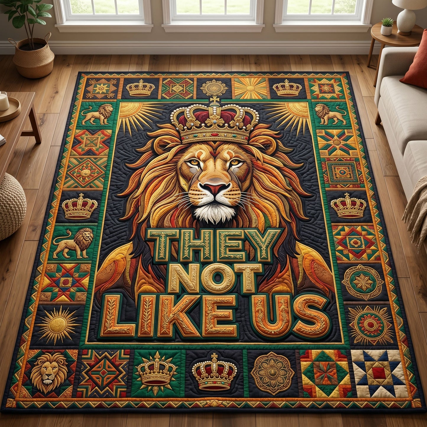 They Not Like Us Area Rug GFTONMU514