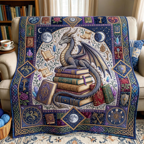 Mystic Dragon Quilted Blanket GFTONMU597
