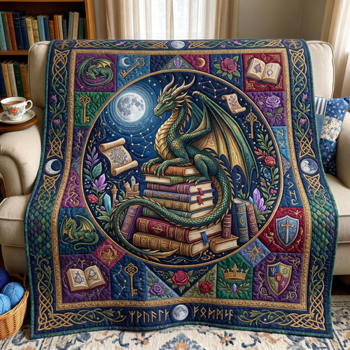 Mystic Dragon Quilted Blanket GFTONMU598