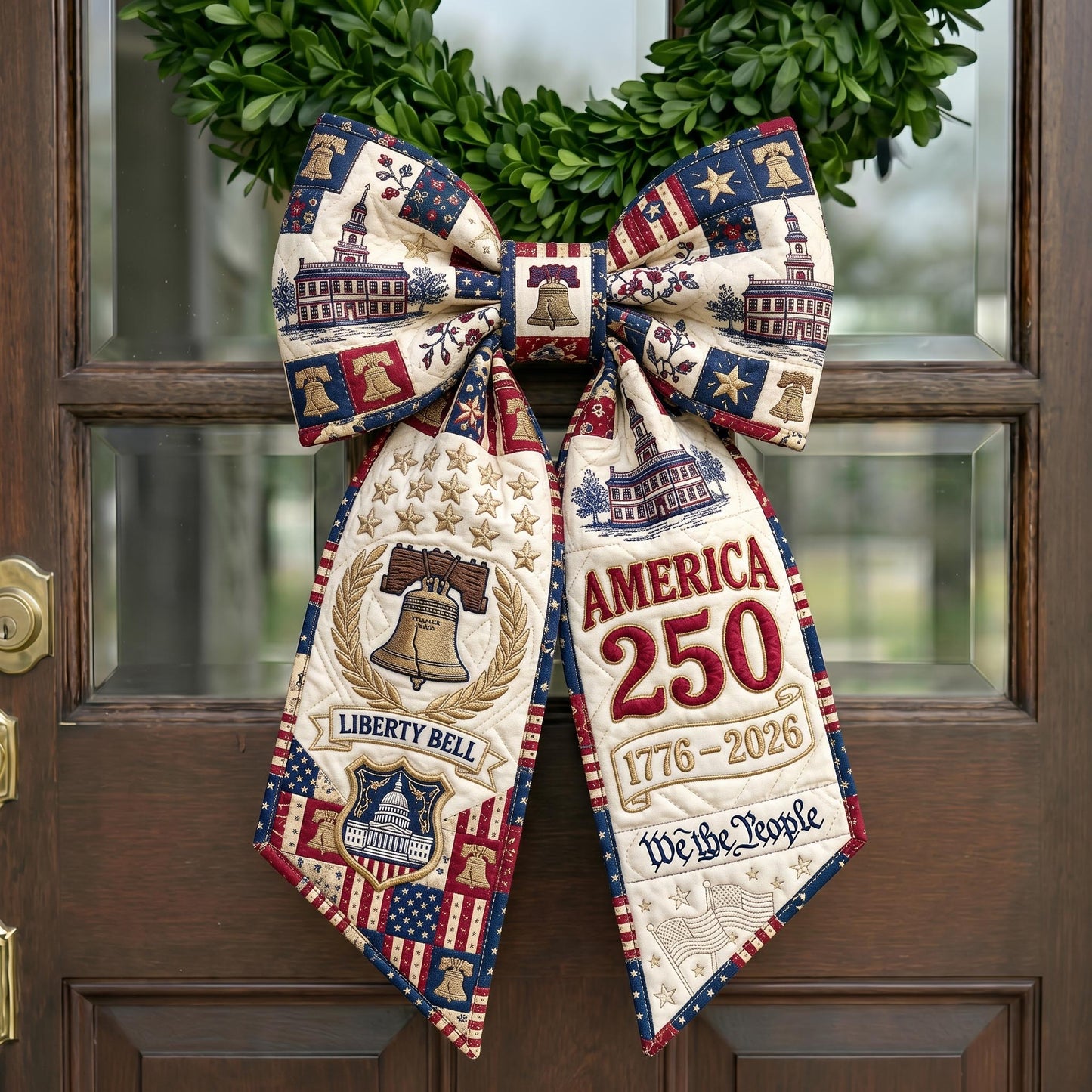 American Pride Quilted Wreath Sash GFTONMU660