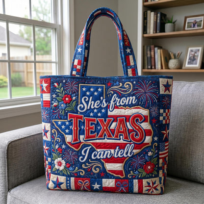 Texas Pride Quilted Tote Bag GFTONMU674