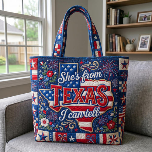 Texas Pride Quilted Tote Bag GFTONMU674