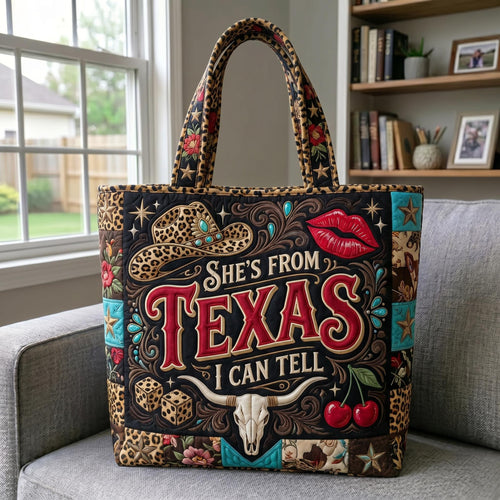 Texas Pride Quilted Tote Bag GFTONMU676