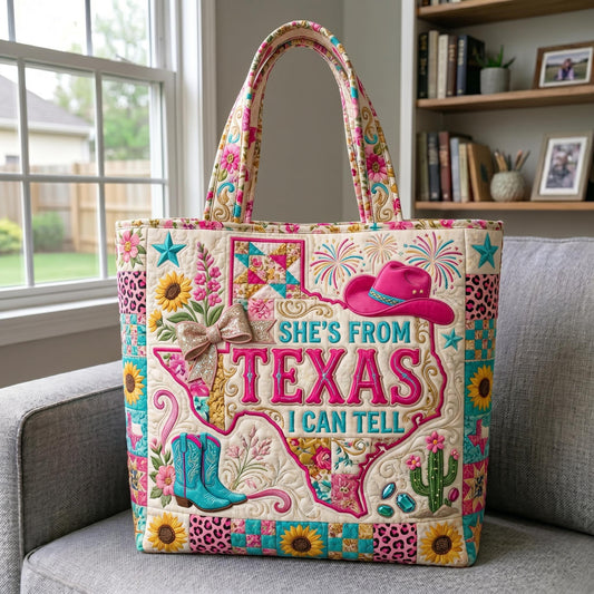 Texas Pride Quilted Tote Bag GFTONMU677