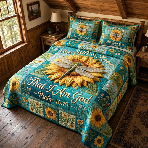 Christian Faith 3-Piece Quilted Bedding Set GFTONMU876