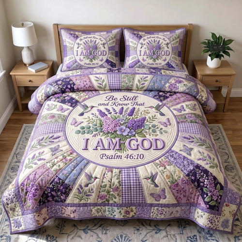Christian Faith 3-Piece Quilted Bedding Set GFTONMU878