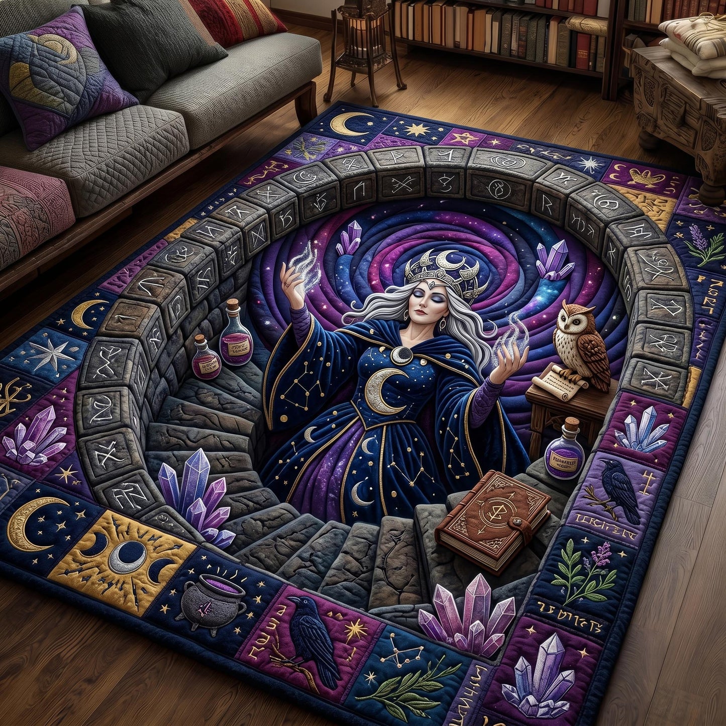 Haunted Witch Area Rug GFTONMU937