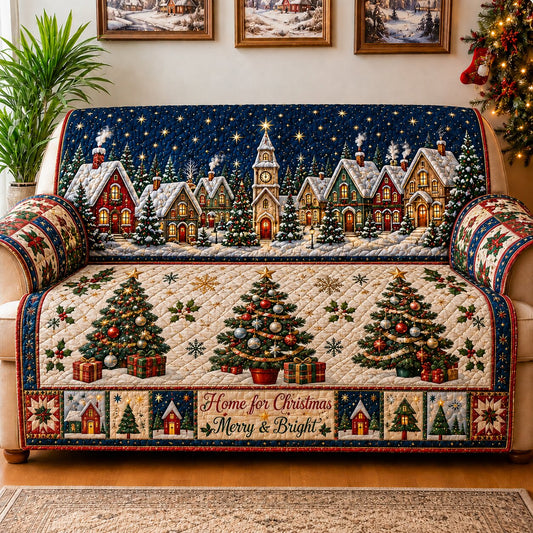 Village Glow Quilted Sofa Cover GFTONPT093
