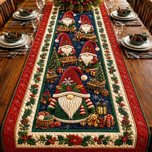Gnome Magic Quilted Table Runner GFTONPT099
